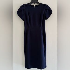 Calvin Klein Midnight Blue Midi Dress- Size 2